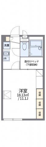 レオパレスボヌールⅡの間取り画像