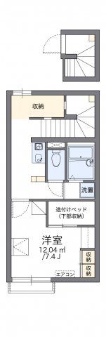 レオパレスクレールの間取り画像