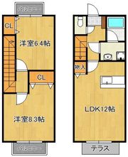 プレザントタウン A棟の間取り画像