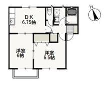パインパレス Bの間取り画像