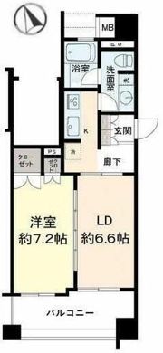 APAガーデンズ新宿戸山公園の間取り画像