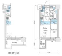 リビオメゾン新大橋の間取り画像