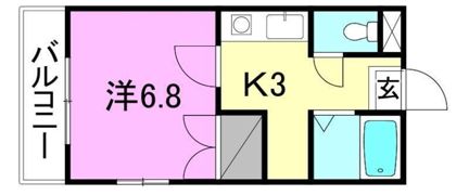 桑原マンションの間取り画像