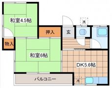 第二村島アパートの間取り画像