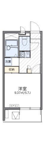 レオパレスオクシムの間取り画像