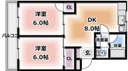 山一寿ハイツの間取り画像