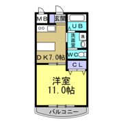マンションマライカの間取り画像