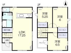 カシアーノB棟の間取り画像