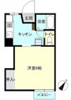ルシエルB棟の間取り画像
