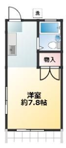 石道ハイツBの間取り画像