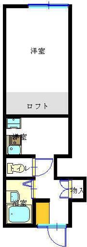ベルエア港南の間取り画像