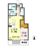 グランドゥール Bの間取り画像