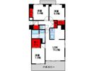 ルフォンド天神の間取り画像