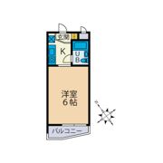 ポケットハイツ本厚木の間取り画像