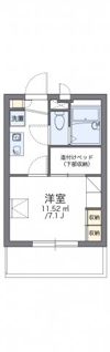 レオパレスAQUA REGIAの間取り画像