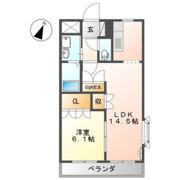 ベルジュⅠ番館の間取り画像