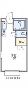 レオパレスリヴェール杉原の間取り画像