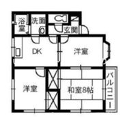 メープルシティ Aの間取り画像