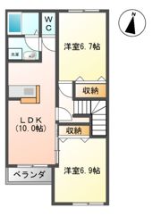 ミューズ高柳の間取り画像