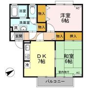 シャトル沖浜 A棟の間取り画像