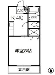 エスポワール都Ⅱの間取り画像