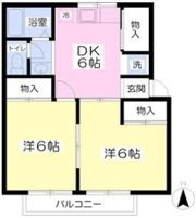 グリーンパレスAの間取り画像