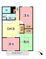 フォブールセラフィー Iの間取り画像