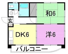 クエストコートの間取り画像