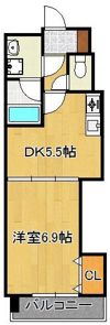 サンメゾン清水の間取り画像