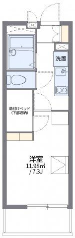 レオパレスレインボーの間取り画像