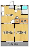 コーポ原田の間取り画像