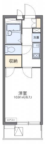 レオパレスフジの間取り画像