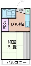 公園ハイツの間取り画像