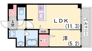アウルムグランデの間取り画像