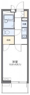 レオパレスときわマンションⅡの間取り画像