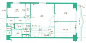 日商岩井光町ハイツの間取り画像
