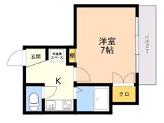 ピュア天神の間取り画像