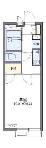 レオパレスサンフラワーの間取り画像