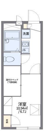 レオパレス友六の間取り画像