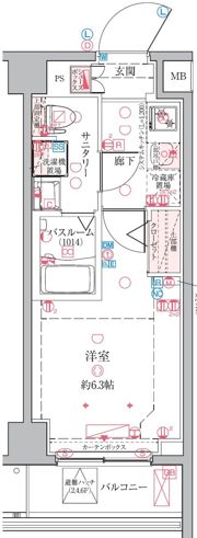 クレヴィスタ横浜綱島の間取り画像
