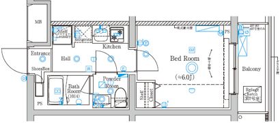 アゼストお花茶屋Ⅳの間取り画像