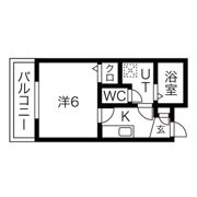 ヒルハイツ柴原駅前の間取り画像