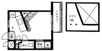 ロワール新山下の間取り画像
