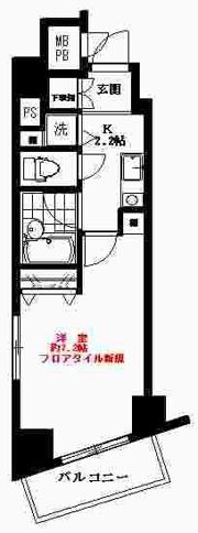 ヴェルト五反田イーストの間取り画像