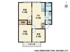 グレースシャトル本町A棟の間取り画像