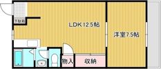 マンション花園の間取り画像
