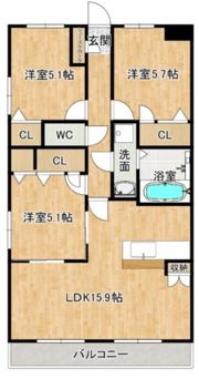 STMソシア2の間取り画像