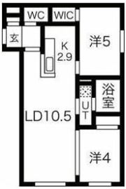 グラシアス黄金中央の間取り画像