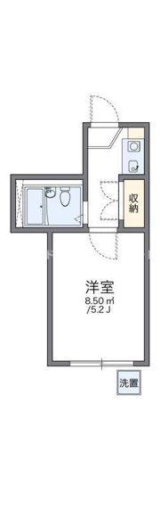 レオパレスASANOの間取り画像