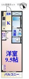 ユニヴァリィ ルークスの間取り画像